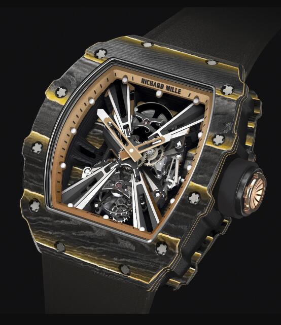 RICHARD MILLE RM 12-01 Carbon Gold Tourbillon Replica Watch